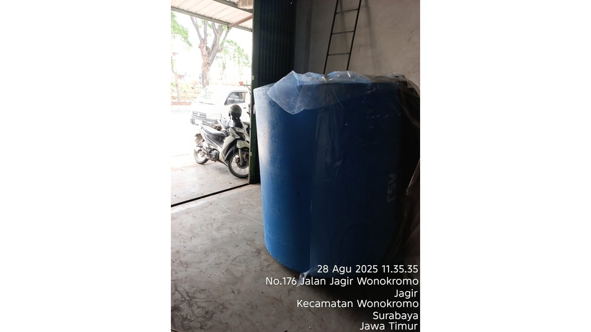 Pengiriman Bio Septictank 2000 L di Toko Bangunan Surabaya